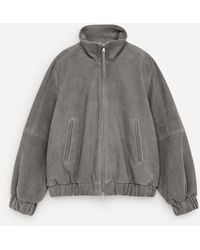 ARKET - Boxy Suede Jacket - Lyst