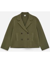 ARKET - Knitted Cotton Jacket - Lyst