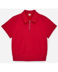 ARKET - Half-Zip Terry Top - Lyst