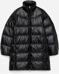 ARKET - Upcycled Down Long Coat - Lyst