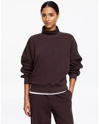 ARKET - Mock-Neck Terry Sweatshirt - Lyst