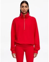 ARKET - Half-Zip Terry Sweatshirt - Lyst