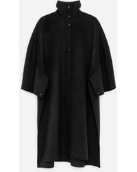 ARKET - Doublé Wool-Blend Cape - Lyst