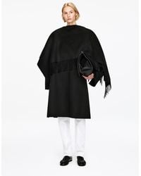 ARKET - Doublé Wool-Blend Cape Coat - Lyst