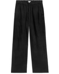 ARKET - Linen Drawstring Trousers - Lyst