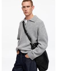 ARKET - Nylon Leather Tote Bag - Lyst