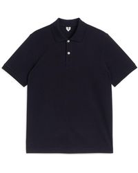 ARKET - Piqué Polo Shirt - Lyst