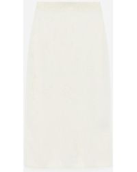 ARKET - Mohair-Wool Blend Skirt - Lyst