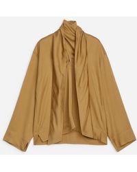 ARKET - Scarf Blouse - Lyst