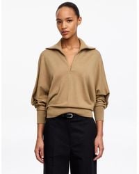 ARKET - Merino Wool Half-Zip Jumper - Lyst