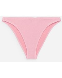 ARKET - Crinkle Bikini Top - Lyst