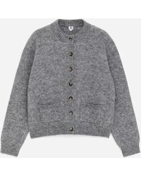 ARKET - Alpaca-Wool Blend Cardigan - Lyst