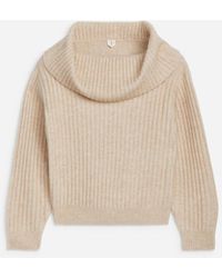 ARKET - Off-Shoulder Rib Jumper - Lyst