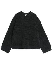 ARKET - Lockerer Pullover Aus Baumwollmischgewebe - Lyst