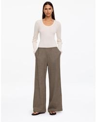 ARKET - Wool-Blend Flannel Trousers - Lyst