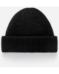 ARKET - Ribbed Cotton Beanie - Lyst
