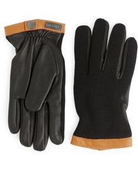 ARKET - Deerskin Wool Tricot Gloves - Lyst