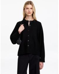 ARKET - Boiled Wool Cardigan - Lyst