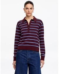 ARKET - Knitted Polo Shirt - Lyst