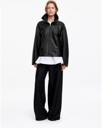 ARKET - Short Leather Jacket - Lyst