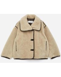 ARKET - Short Pile Jacket - Lyst