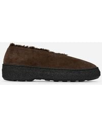 ARKET - Chunky Split Suede Ballerinas - Lyst
