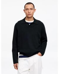 ARKET - Cotton Silk Blend Polo Shirt - Lyst