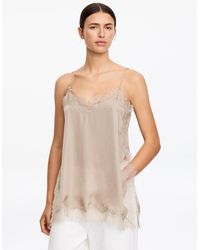 ARKET - Lace-Detail Strap Top - Lyst