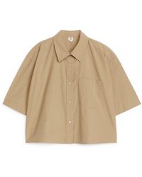 ARKET - Short-sleeve Cotton Shirt - Lyst