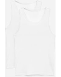 ARKET - Ribbed Tank Top Set Of 2 - Lyst