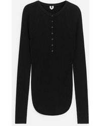 ARKET - Ribbed Wool-Blend Top - Lyst