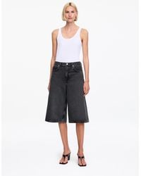 ARKET - Long Denim Shorts - Lyst