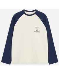 ARKET - Peanuts Baseball T-Shirt - Lyst
