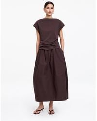 ARKET - Cotton Midi Skirt - Lyst