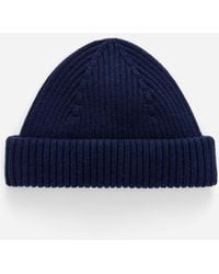ARKET - Ribbed Wool-Blend Beanie - Lyst