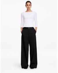 ARKET - High-Waist Chino Trousers - Lyst