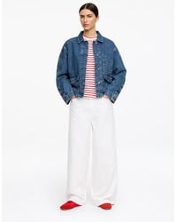 ARKET - Boxy Denim Overshirt - Lyst