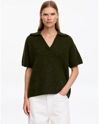 ARKET - Knitted Polo Jumper - Lyst