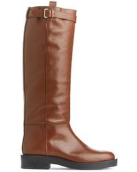 ARKET - Leather Riding Boots - Lyst