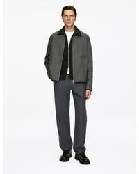 ARKET - Relaxed Wool-Cotton Trousers - Lyst