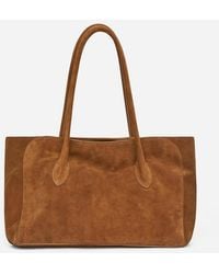 ARKET - Slouchy Split Suede Tote - Lyst