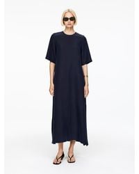 ARKET - T-Shirt-Kleid Aus Seide - Lyst