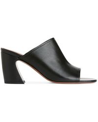 ARKET - Heeled Leather Mules - Lyst