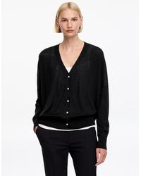 ARKET - Wool-Lyocell Cardigan - Lyst