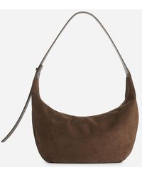 ARKET - Curved Suede Bag - Lyst