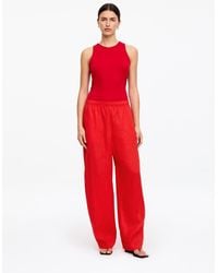 ARKET - Barrel Linen Trousers - Lyst