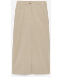 ARKET - Cotton-Linen Skirt - Lyst