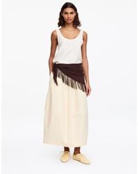 ARKET - Silk Fringe Scarf - Lyst