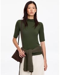 ARKET - Mock-Neck Lyocell Top - Lyst