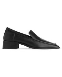 ARKET - Square-toe Leather Loafers - Lyst